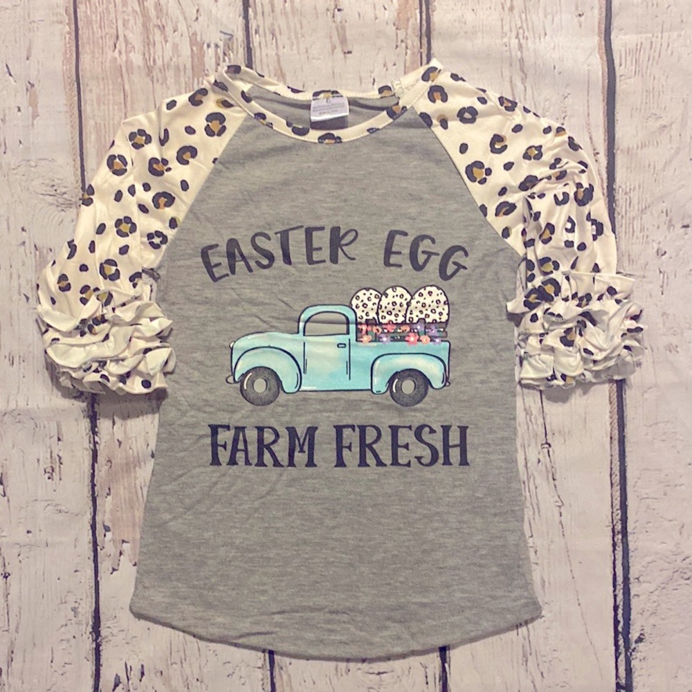 Little girls Easter boutique shirt